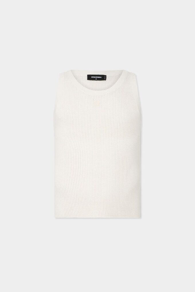 Camiseta sin mangas de punto D2 al revés Camiseta sin mangas de punto D2 al revés