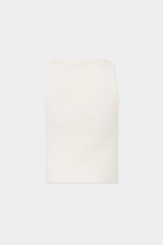 Camiseta sin mangas de punto D2 al revés
