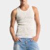 Camiseta sin mangas de punto D2 al revés Camiseta sin mangas de punto D2 al revés