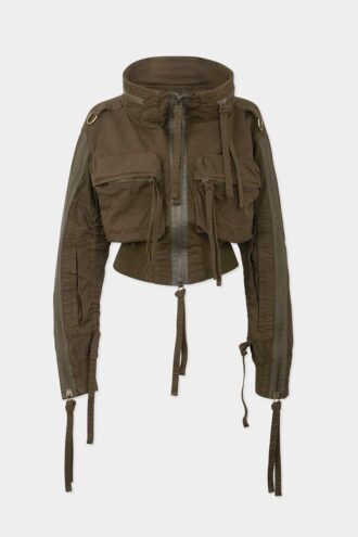 Chaqueta cargo con múltiples bolsillos
