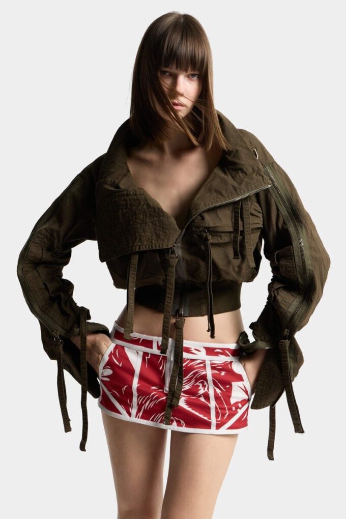 Chaqueta cargo con múltiples bolsillos Chaqueta cargo con múltiples bolsillos