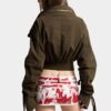 Chaqueta cargo con múltiples bolsillos Chaqueta cargo con múltiples bolsillos