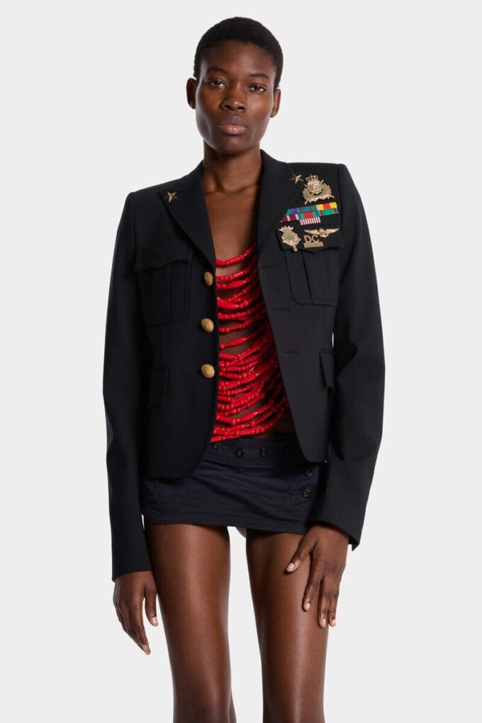 Chaqueta de uniforme de lana tropical Chaqueta de uniforme de lana tropical