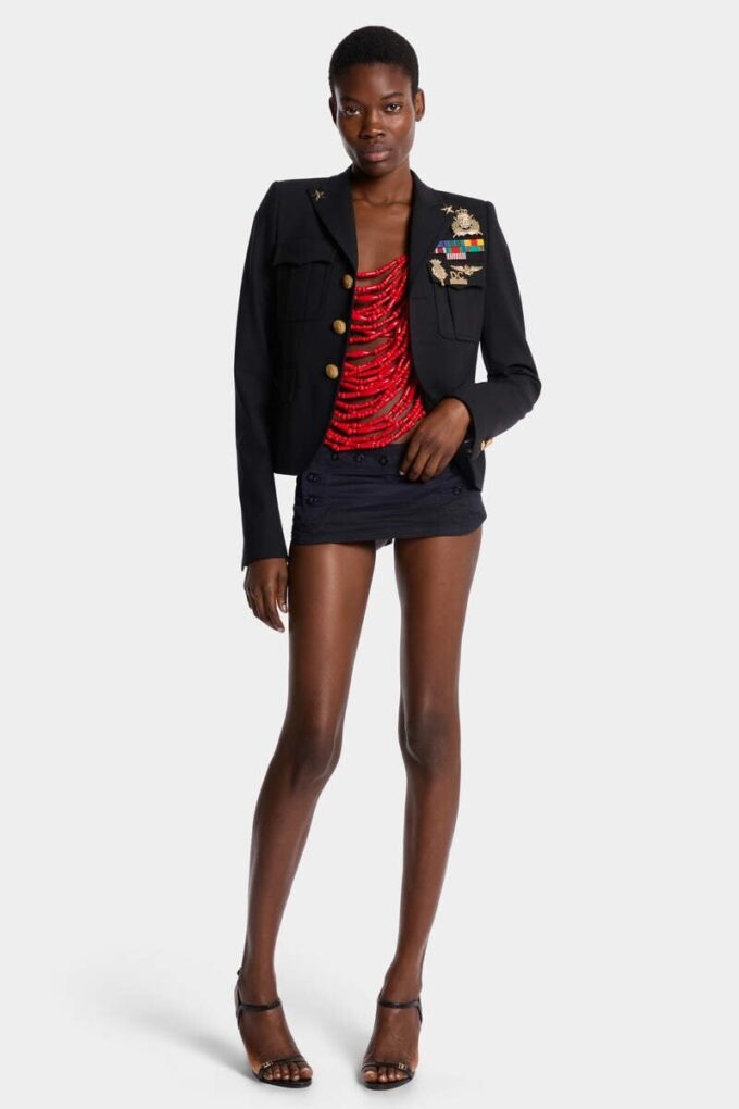 Chaqueta de uniforme de lana tropical Chaqueta de uniforme de lana tropical