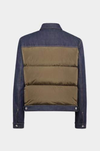 Chaqueta de vaqueros acolchada híbrida