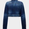 Chaqueta de vaqueros Dean con lavado de lunares rojos medianos Chaqueta de vaqueros Dean con lavado de lunares rojos medianos