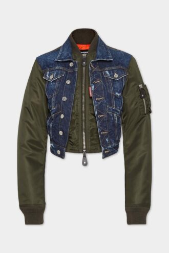 Chaqueta de vaqueros híbrida Dark Aviator