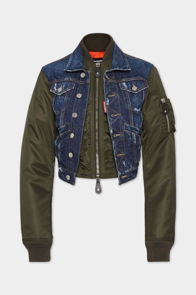 Chaqueta de vaqueros híbrida Dark Aviator Chaqueta de vaqueros híbrida Dark Aviator
