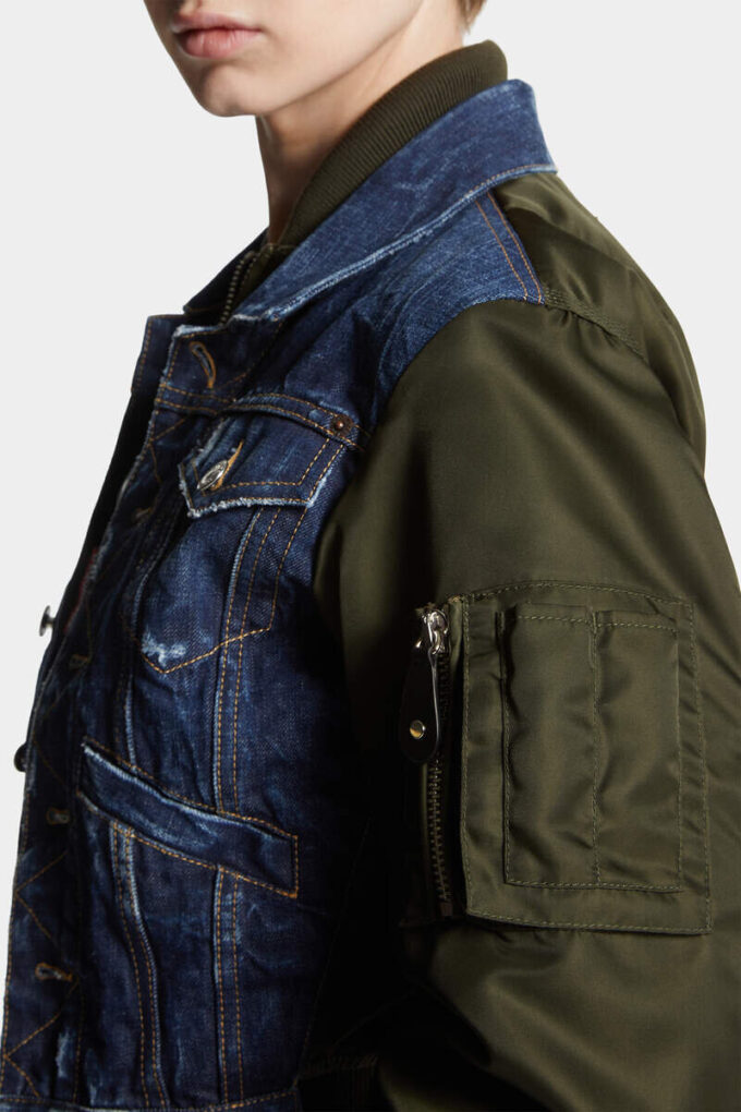 Chaqueta de vaqueros híbrida Dark Aviator Chaqueta de vaqueros híbrida Dark Aviator