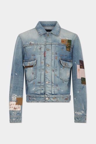 Chaqueta de vaqueros Rebel con lavado Manifesto medio