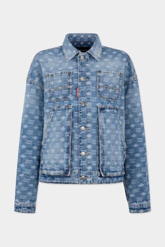 Chaqueta de vaqueros unisex de lavado claro
