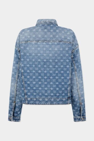 Chaqueta de vaqueros unisex de lavado claro