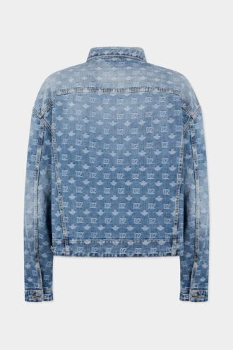 Chaqueta de vaqueros utilitaria de lavado claro