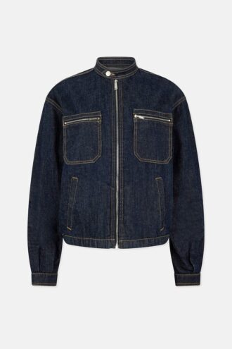 Chaqueta deportiva de lavado oscuro