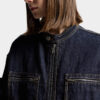 Chaqueta deportiva de lavado oscuro Chaqueta deportiva de lavado oscuro
