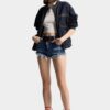 Chaqueta deportiva de lavado oscuro Chaqueta deportiva de lavado oscuro