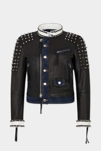 Chaqueta motera rebelde y elegante