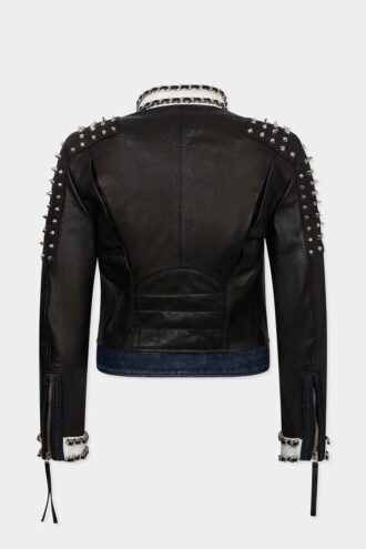 Chaqueta motera rebelde y elegante