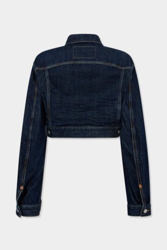Chaqueta vaquera corta y cuadrada Cimosa Authentic Japanese Vaqueros