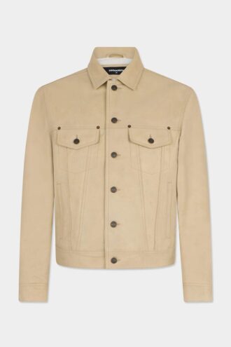Chaqueta vaquera de cuero