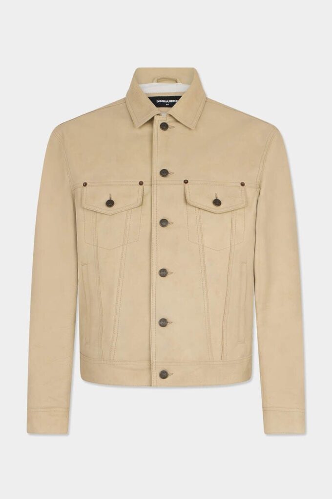 Chaqueta vaquera de cuero Chaqueta vaquera de cuero