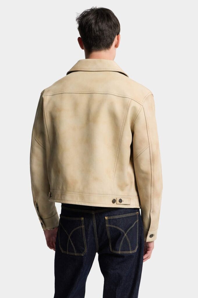 Chaqueta vaquera de cuero Chaqueta vaquera de cuero
