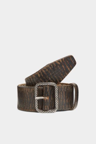 Cinturón con hebilla vintage festoneada