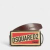 Cinturón con placa con el logotipo de Dsquared2 Cinturón con placa con el logotipo de Dsquared2
