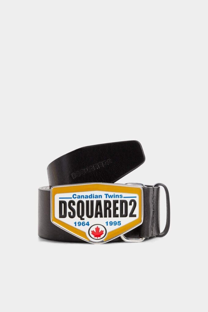 Cinturón con placa con el logotipo de Dsquared2 Cinturón con placa con el logotipo de Dsquared2