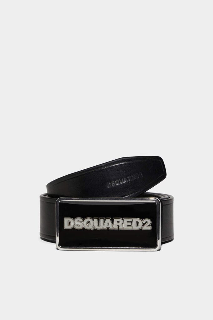 Cinturón con placa con el logotipo de Dsquared2 Cinturón con placa con el logotipo de Dsquared2