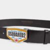 Cinturón con placa con el logotipo de Dsquared2 Cinturón con placa con el logotipo de Dsquared2
