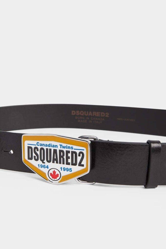 Cinturón con placa con el logotipo de Dsquared2 Cinturón con placa con el logotipo de Dsquared2