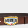 Cinturón con placa con el logotipo de Dsquared2 Cinturón con placa con el logotipo de Dsquared2