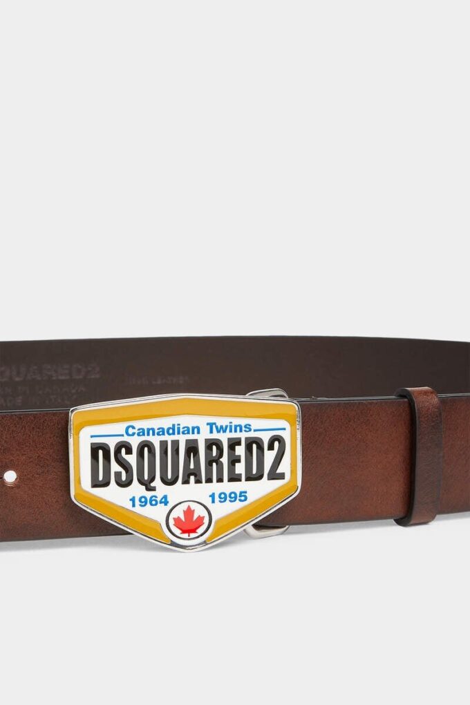 Cinturón con placa con el logotipo de Dsquared2 Cinturón con placa con el logotipo de Dsquared2