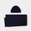 Conjunto de bufanda y gorro de punto cálido