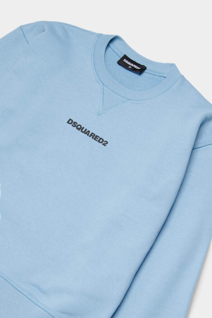 D2Kids Junior Dsquared2 Logo Crewneck D2Kids Junior Dsquared2 Logo Crewneck