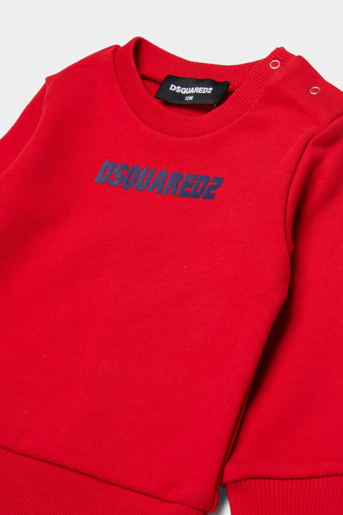 D2Kids Sudadera de cuello redondo para recién nacidos D2Kids Sudadera de cuello redondo para recién nacidos