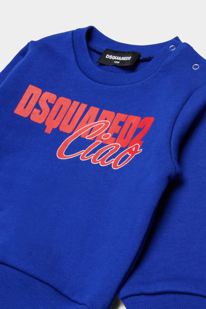 D2Kids Sudadera de cuello redondo para recién nacidos D2Kids Sudadera de cuello redondo para recién nacidos