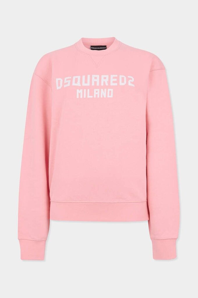 Dsquared2 Milano Jersey de cuello redondo con corte perfecto Dsquared2 Milano Jersey de cuello redondo con corte perfecto