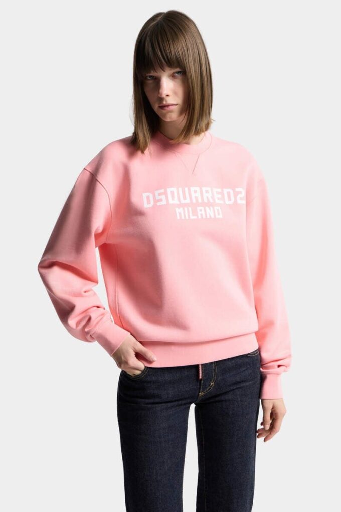 Dsquared2 Milano Jersey de cuello redondo con corte perfecto Dsquared2 Milano Jersey de cuello redondo con corte perfecto