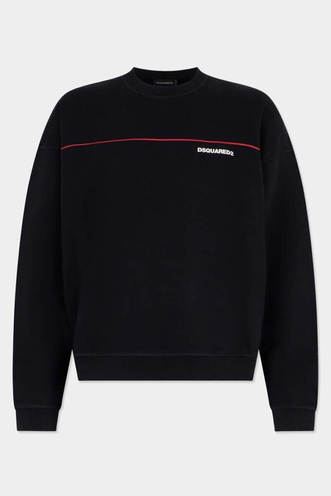 Dsquared2 Tape Relax Fit Crewneck Dsquared2 Tape Relax Fit Crewneck