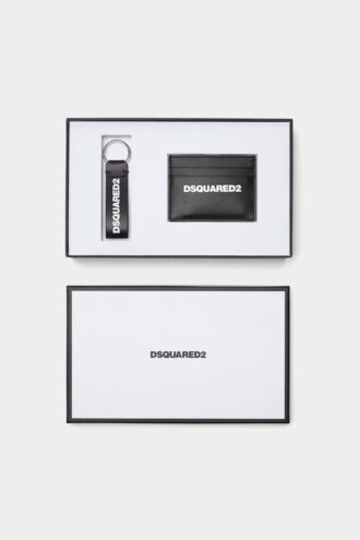 Estuche de regalo con tarjetero y llavero
