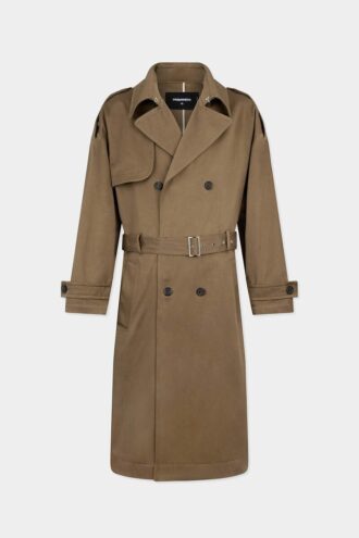 Gabardina oversize