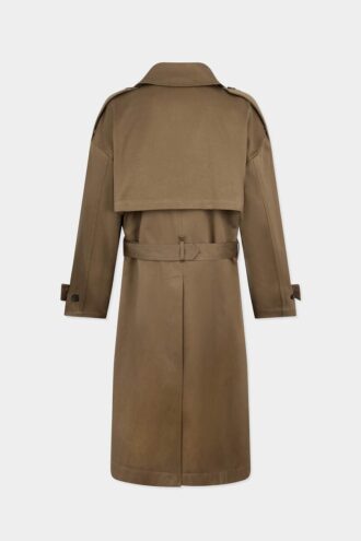 Gabardina oversize