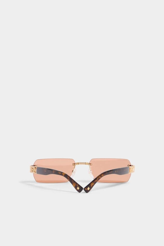 Gafas de sol en oro rosa y naranja Hype Gafas de sol en oro rosa y naranja Hype