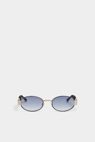 Gafas de sol Hype en negro y dorado mate