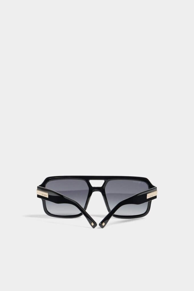 Gafas de sol Hype en negro y gris oscuro Gafas de sol Hype en negro y gris oscuro