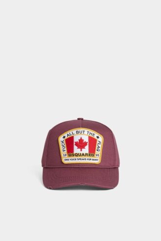 Gorra de béisbol con bandera canadiense