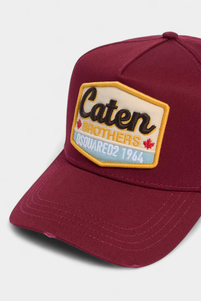Gorra de béisbol con parche Caten
