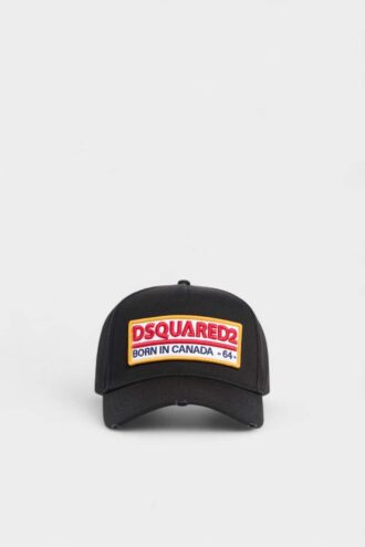 Gorra de béisbol con parche del logotipo de Dsquared2